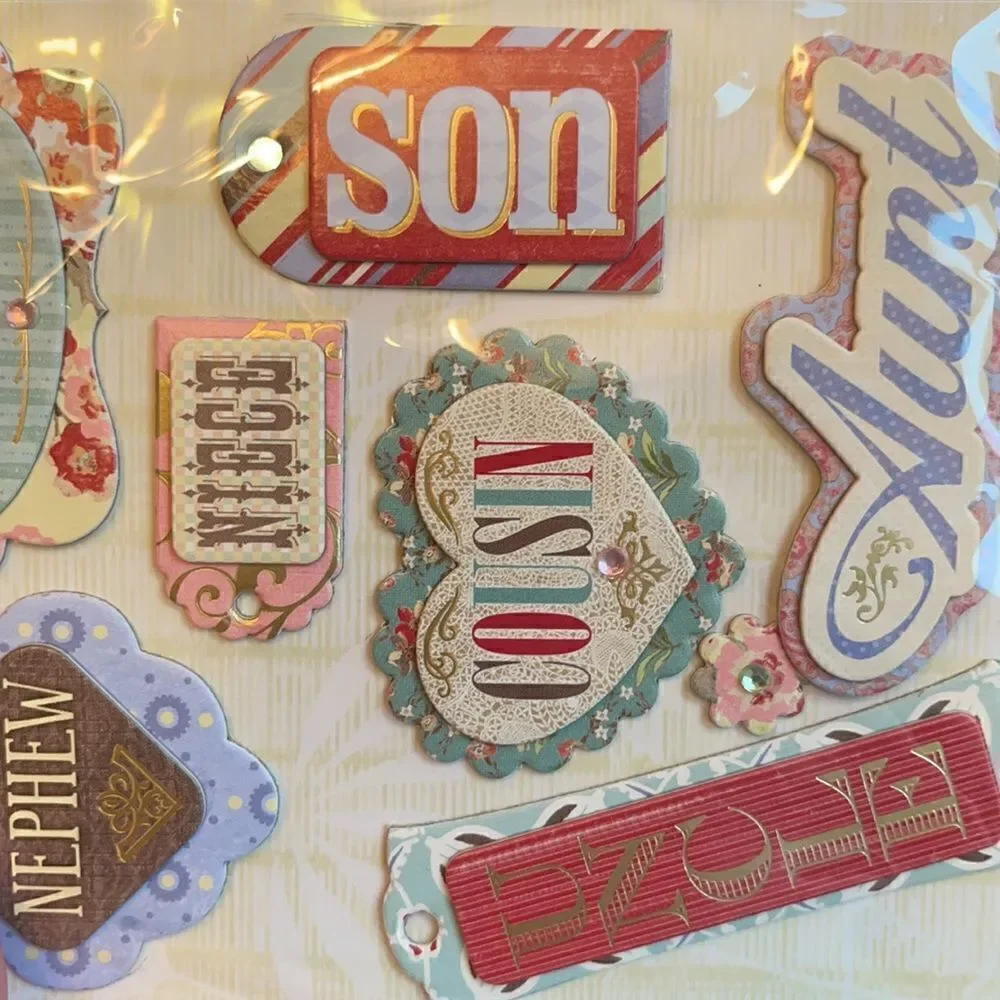 FAMILY WORD Adhesive Chipboard